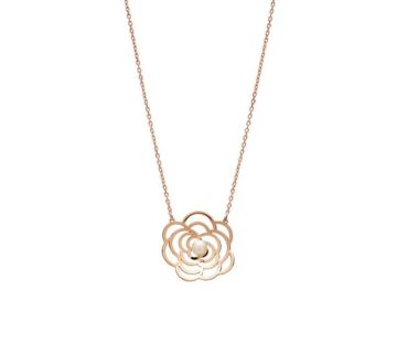 Halskette Perle rosévergoldet